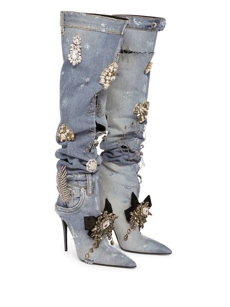 dolce gabbana boots sale|dolce and gabbana embellished boots.